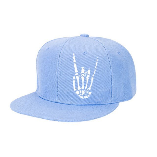 Skeleton Hand Graphic Baseball Cap