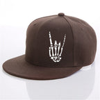 Skeleton Hand Graphic Baseball Cap