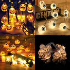 Pumpkin, Ghost, Skeleton, Bat and Spider Decoration Options