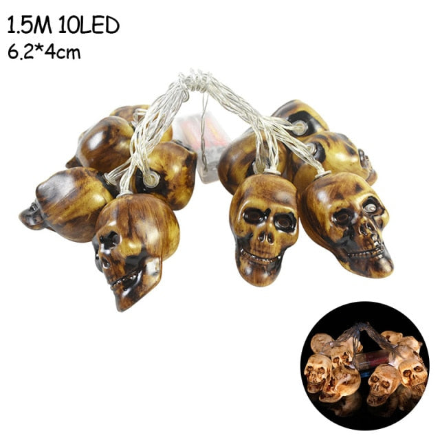 Pumpkin, Ghost, Skeleton, Bat and Spider Decoration Options