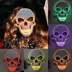 Light-Up Skull Halloween Masks