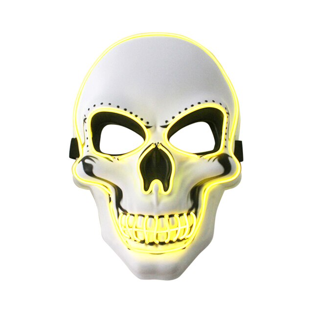 Light-Up Skull Halloween Masks