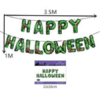 Green Happy Halloween Letter Decoration Set