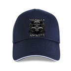 Valhalla Awaits Skull Print Cap