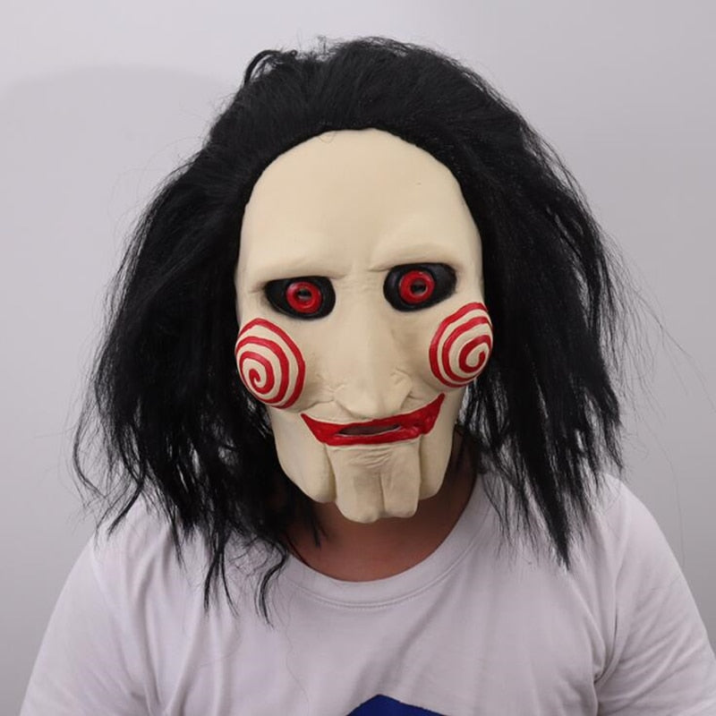 Scary Saw Movie Jigsaw Killer Mask for Halloween