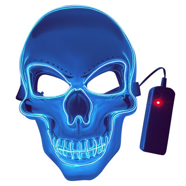 Horror LED Skull Mask for Halloween