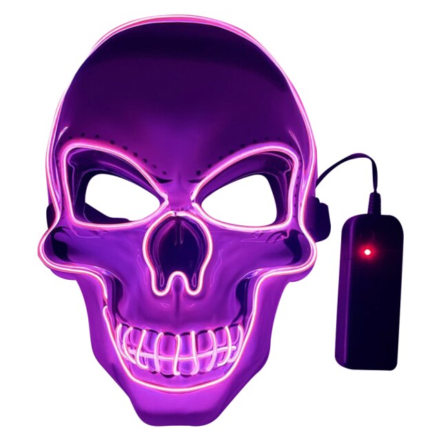 Horror LED Skull Mask for Halloween