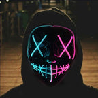 LED Light-Up Cosplay Mask