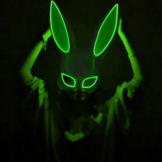 LED Light-Up Cosplay Mask