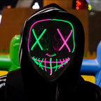 LED Light-Up Cosplay Mask