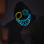 LED Light-Up Cosplay Mask