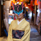 LED Light-Up Cosplay Mask
