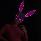 LED Light-Up Cosplay Mask
