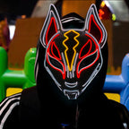 LED Light-Up Cosplay Mask