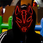 LED Light-Up Cosplay Mask