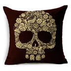 Personalized Photo and Mexican Skull Pillow Cover Options