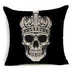 Personalized Photo and Mexican Skull Pillow Cover Options