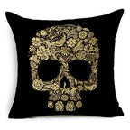 Personalized Photo and Mexican Skull Pillow Cover Options