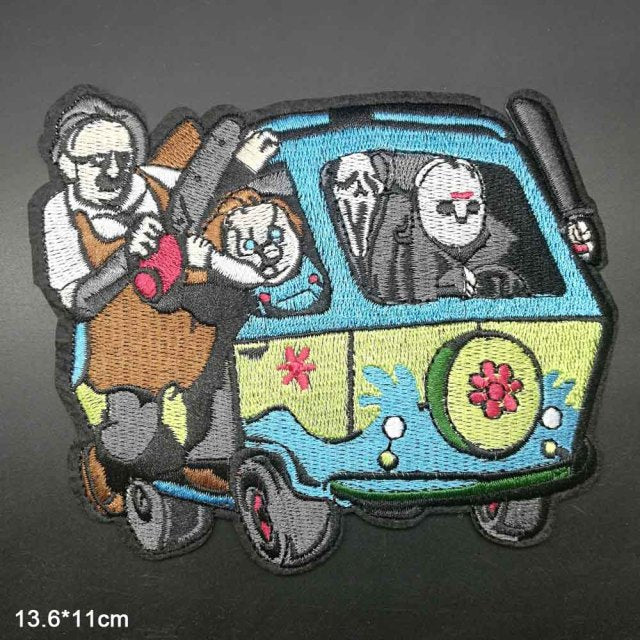 Halloween Themed Decorative Embroidered Patch