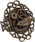 Steampunk Single Gear Ring Antique by Masquerade