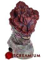 Motorized Mannequin Head Halloween Mask Display Stand with Sound Effects