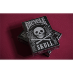 Bicycle Skull Metallic (Silver) USPCC by Gambler's Warehouse by Murphy's Magic Supplies, Inc.