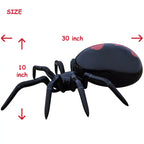 Inflatable Black Widow Spider - 30 inch by Masquerade