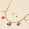 Spooky Halloween Charm Station Necklace by Madeline Love
