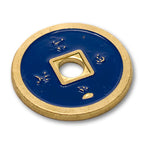 Chinese Coin (CH0021) Blue & Red by Tango Magic by Murphy's Magic Supplies, Inc.