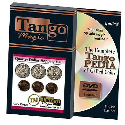 Hopping Half with Quarter (D0131) by Tango by Murphy's Magic Supplies, Inc.
