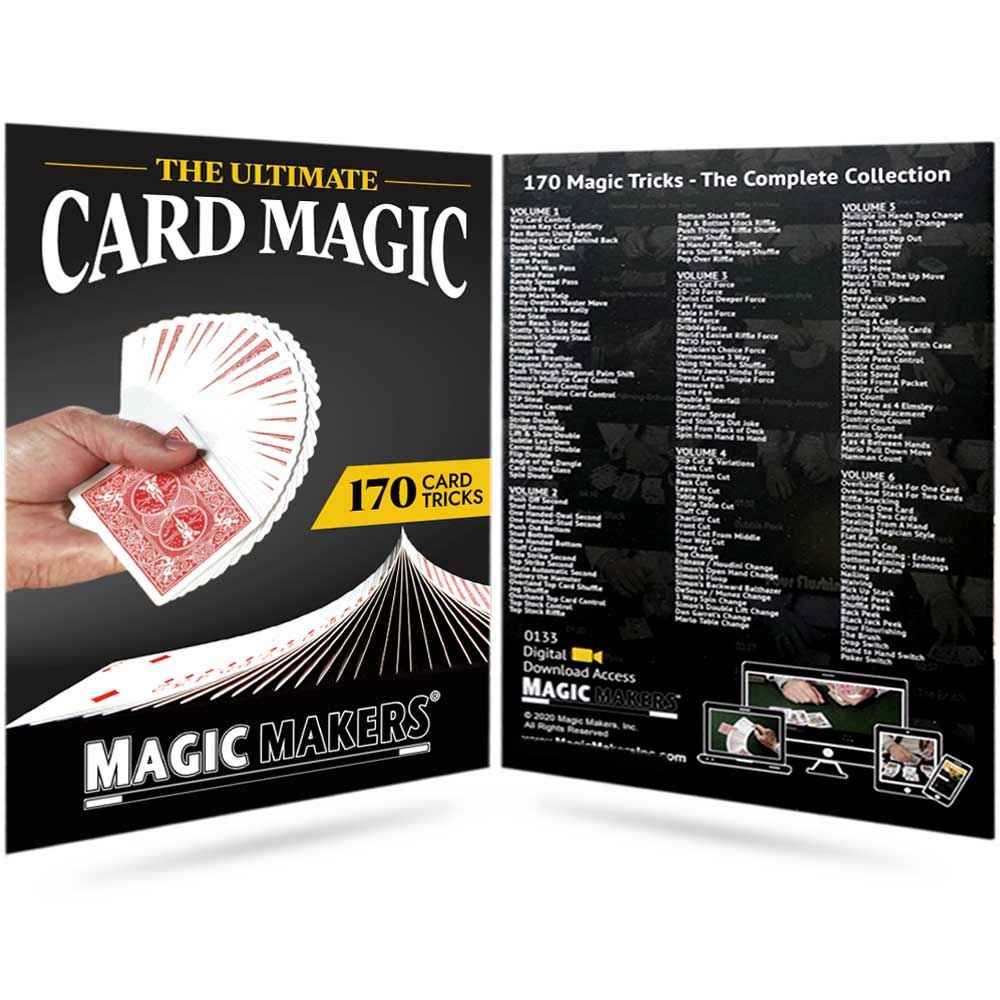 Ultimate Card Magic Tricks Kit - 170 Amazing Card Tricks - Big Tim's Magic Emporium