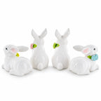 Set of 4 Porcelain Easter Bunnies 4 Inches by BestPysanky