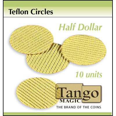 Teflon Circle Half Dollar size (10 units) by Tango (T001) by Murphy's Magic Supplies, Inc.