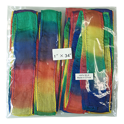Thumb Tip Streamer 12 pack (1 inch x 34 inch) by Magic by Gosh - Tricks by Murphy's Magic Supplies, Inc.