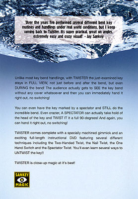 Twister (With Props and DVD) by Jay Sankey - Trick by Murphy's Magic Supplies, Inc.