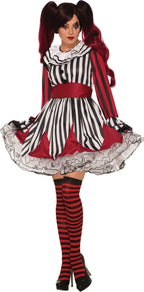 Miss Mischief Clown Women's Costume Standard by HalloweenStore.com
