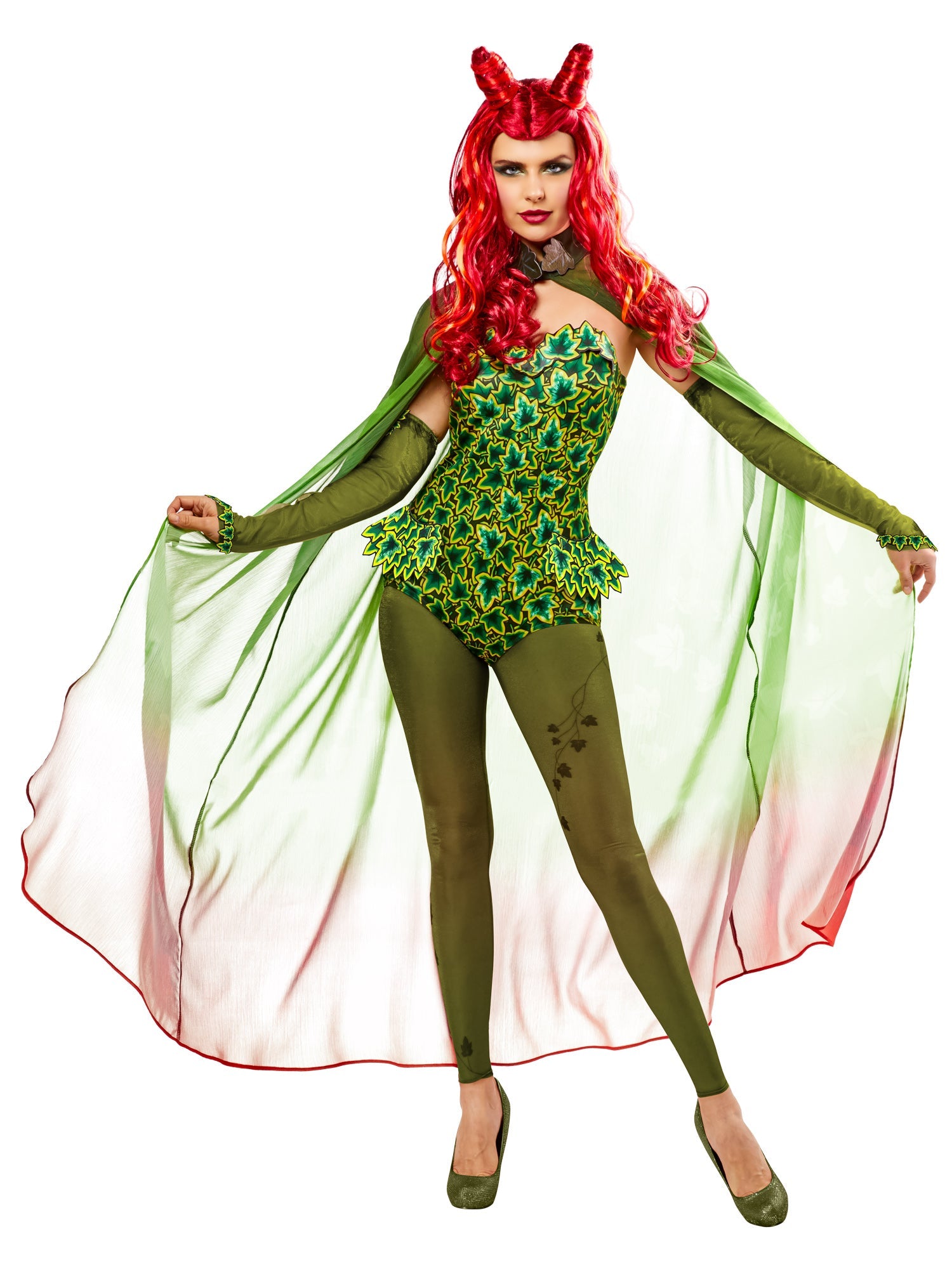 Poison Ivy Batman Green Women's Adult Costume Officially Licensed by HalloweenStore.com
