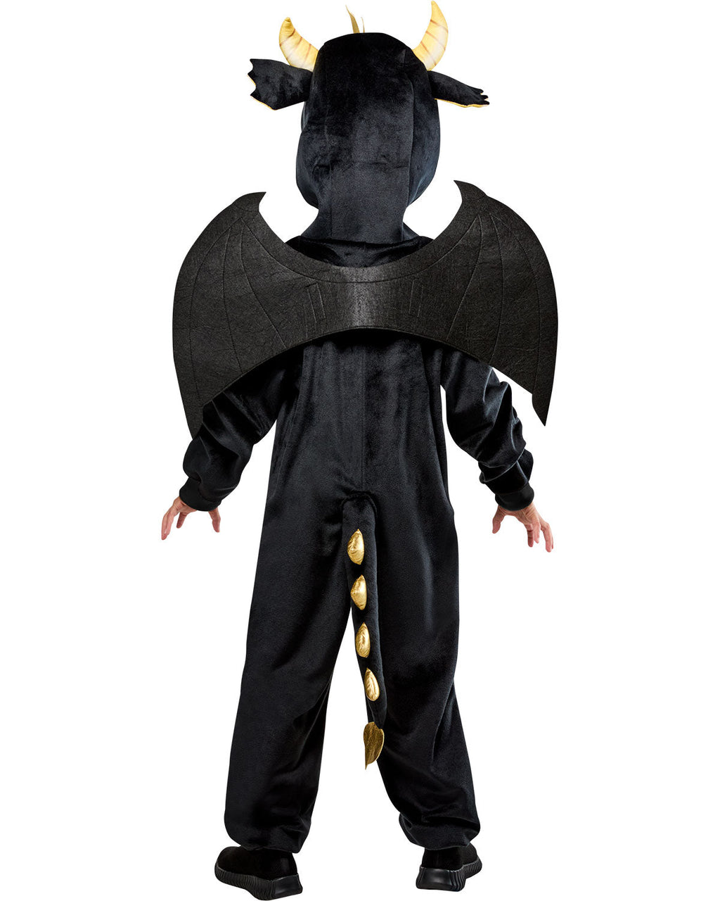 Black Dragon Zipsters Child Costume by HalloweenStore.com