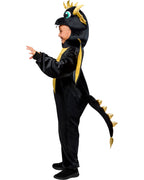 Black Dragon Zipsters Child Costume by HalloweenStore.com