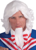 Uncle Sam Wig and Beard Set Adult by HalloweenStore.com