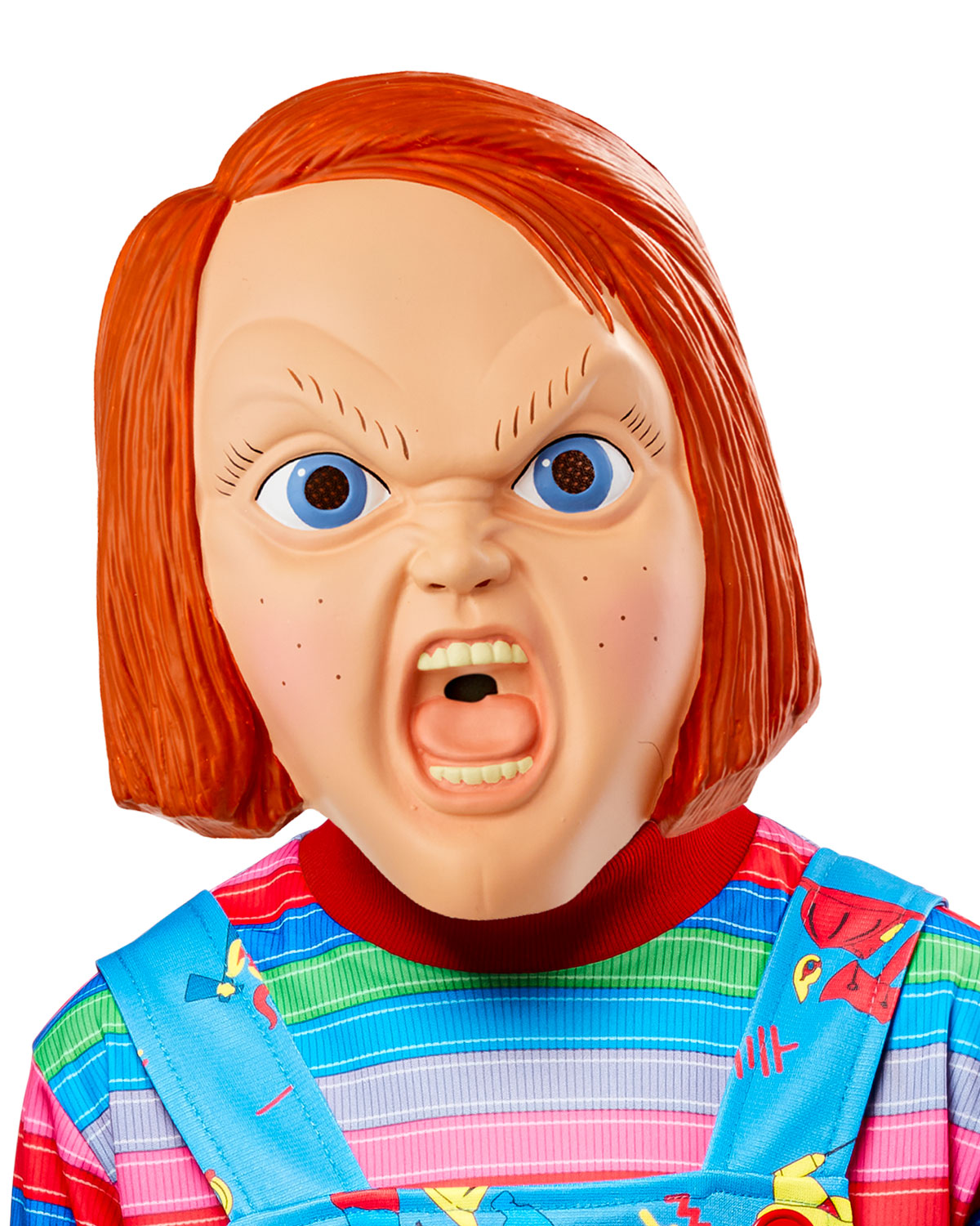 Childs Play Chucky Good Boy Doll Horror Plastic Mask by HalloweenStore.com