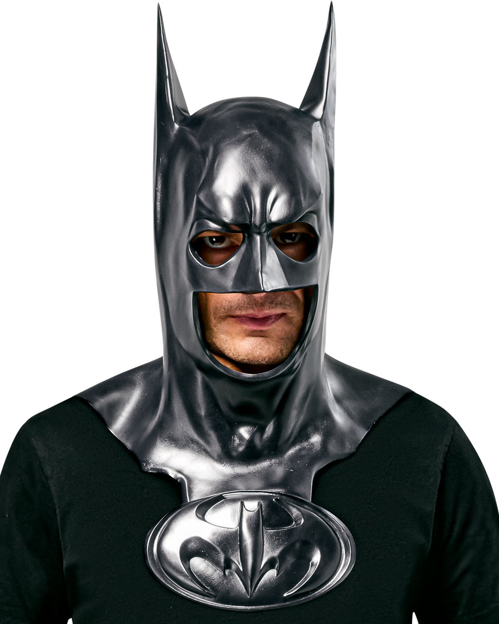 Batman & Robin Movie Deluxe Over the Head Batman Mask with Cowl by HalloweenStore.com