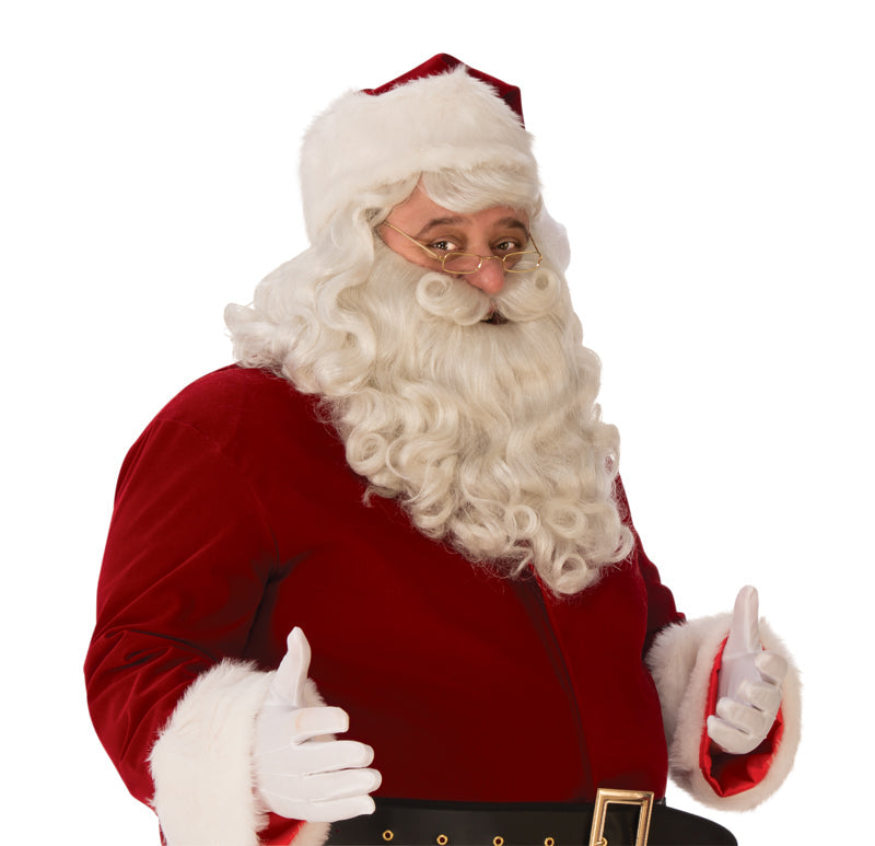 Premium Santa Wig and Beard Set by HalloweenStore.com