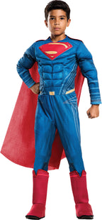 DC Comics Deluxe Superman Boys Costume by HalloweenStore.com