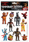 Five Nights at Freddy's Fake Temporary Tattoos by HalloweenStore.com