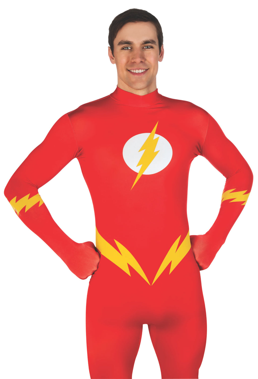 DC Comics The Flash 2nd Skin Suit Adult Costume by HalloweenStore.com