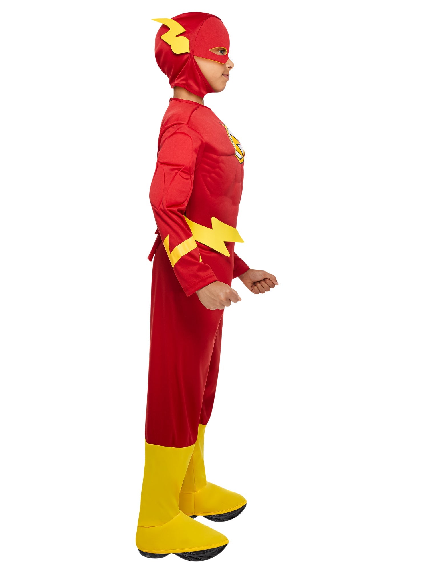 The Flash DC Comics Deluxe Muscle Chest The Flash Child's Costume by HalloweenStore.com