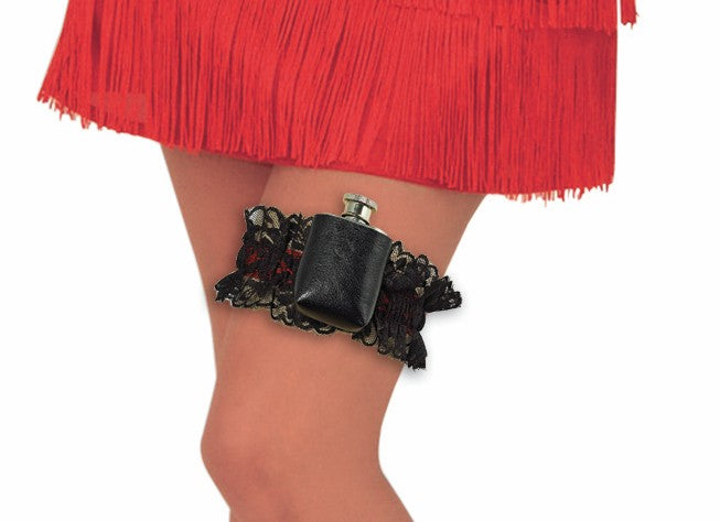 Roaring 20's Gangster Girl Garter Belt by HalloweenStore.com