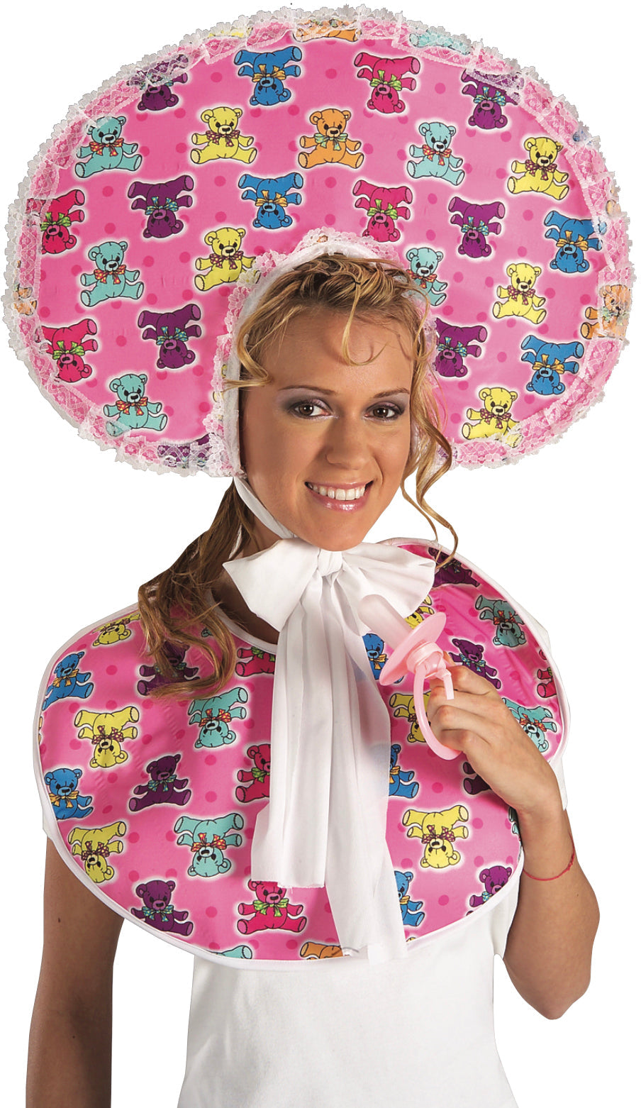 Big Baby Adult Costume Accessories Pink by HalloweenStore.com