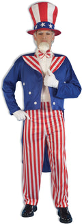 Uncle Sam Deluxe Patriotic July 4th Adult Costume by HalloweenStore.com